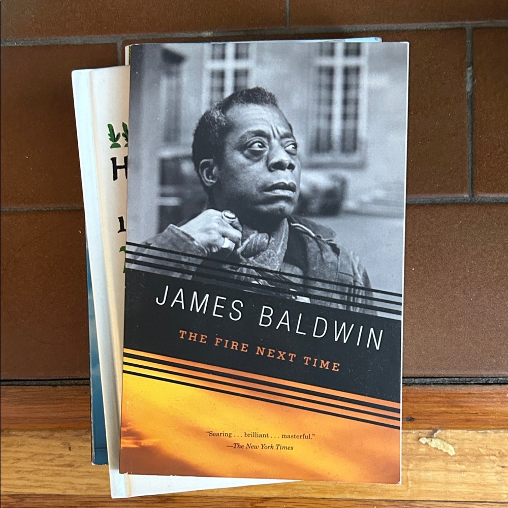 Books incld. James Baldwin 'The Fire Next Time' Book